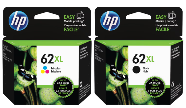 Cartucho HP  62  NEGRO